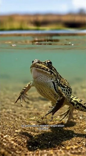 How Frogs Breathe Through Their Skin 🐸😱