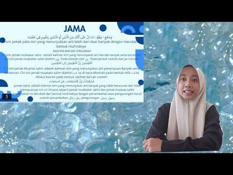 Tugas bahasa Arab vidio pembelajaran macam macam isim