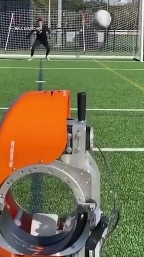 Soccer ball launcher is the best training tool for goalkeepers