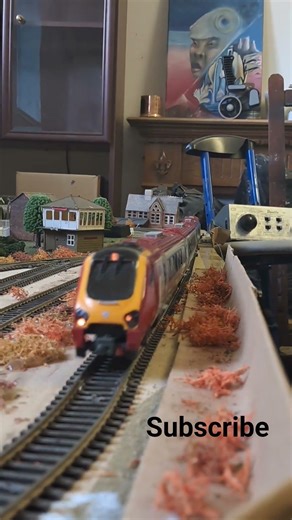 OO gauge class 221 passing on the Model Railway
