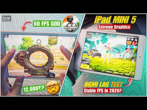 I Bought The Cheapest iPad In ₹12,000 For BGMI In 2026 - Testing Best 60FPS iPad Graphic Settings.