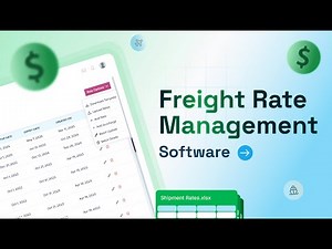 Freight Rate Management Software for Forwarders | Faster Uploads, Fewer Errors