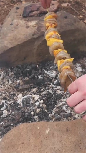 The Keyhole campfire technique, perfect for cooking #campfire #campfirecooking #outdoorcooking #campcooking #bushcraft #outdoors | Survival Life