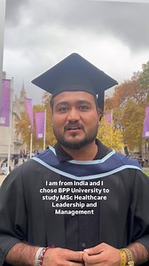 Students come from across the globe to study at BPP. 🌍 Nayanbhai Prajapati came from India to study our MSc Healthcare Leadership and Management to build his healthcare and leadership profile. Now he joins the next generation of healthcare professionals in shaping excellent care to all those in need. Find out more about our courses and the immersive and relevant training involved: https://ow.ly/6NyZ50XrIQP | BPP
