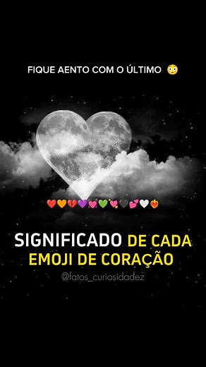Significado dos emojis de coração