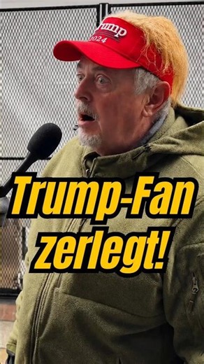 How to dismantle a Trump fan! Works on AfD morons too 🥳 #MAGA #uspolitics