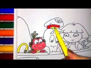 Dora the Explorer Bugga Bugga/ Coloring for children