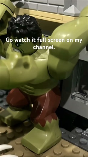 Hulk vs Abomination but in Lego #lego #hulk #marvel #fighting