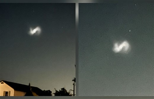 Strange spiral in the night sky was a rocket fuel dump