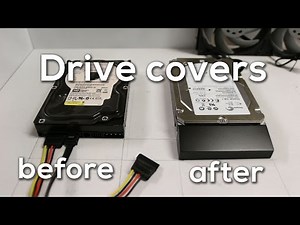 Drive Covers - Ultimate WATER COOLED DESK PC [Project Duality]