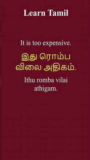 #80 100 Essential Tamil Phrases for Everyday Life in Chennai #learntamil #spokentamil