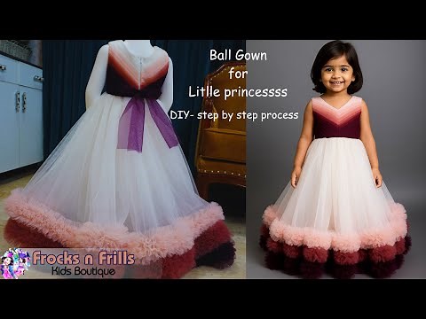 how I made this frilly, Puffy Tulle Dress