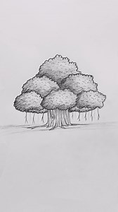 73K views · 973 reactions | How to draw banyan tree by pencil #PencilDrawing #HowToDraw #TreeDrawing #Shorts #FbReels #Drawing | Tahmina Art Gallery | Facebook