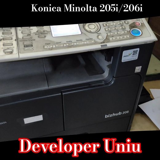 Konica Minolta 205/206i Drum Unit Install | Step-by-Step Tutorial 🔧 #shorts #konicaminolta #printer