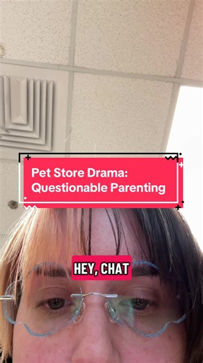 Like I said, I’m not a parent. I am not trying to tell someone how to parent, even if it’s not what I think I would’ve done. I just sat and watched as it all happened because it’s kind of not my business and I had no jurisdiction to do anything about it. #retailproblems #petstore #storytime #customerservice #parenting