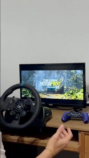 Instalado y manejando el simulador Logitech g923