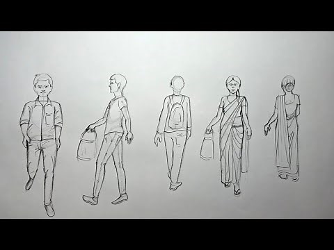 Human Figure Drawing from Memory