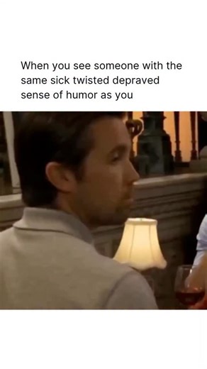 Meme | Funny | Culture on Instagram: "When you see someone with the same sick twisted depraved sense of humor as you, there is that instant pause where both of you realize what just happened. One dark joke lands, the reaction is not shock or silence but a smirk, then another line comes back even worse, and suddenly you are both holding back laughter because you know this is not normal behavior for polite society. From that moment on, it feels like finding your long lost twin, someone who underst
