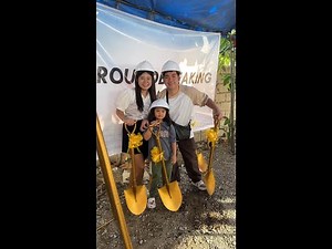 GROUNDBREAKING NG BAHAY NAMIN NI ELMA