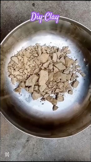 DIY soil Clay at home #diy #clay #shorts