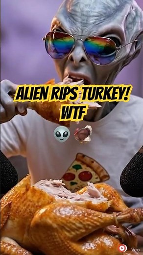 What Happens When Aliens Try Turkey? ASMR Tingles 👽🦃