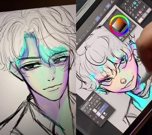 Digital Skin Coloring Tutorial for Anime Characters