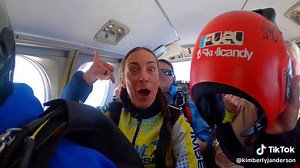 Jumped from 18,000 FEET with my Misty Blues All Woman Skydiving girls at @Skydive Tecumseh 🪂 Thanks for the EPIC ride, Kody!