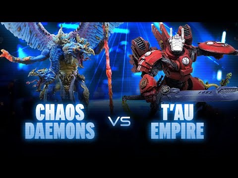 Chaos Daemons vs Tau Empire Competitive Battle Report