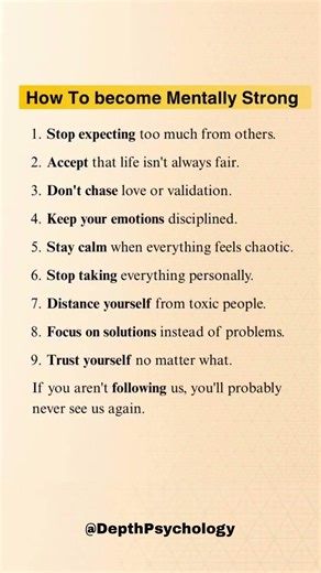 How To Become Mentally Strong (No Excuses) 💪#mentallystrong #noexcuses #quotes #wisdom #psychology