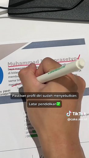 Tips Menarik Membuat CV Profesional untuk Lamaran Kerja