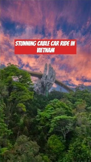 World’s Most Stunning Cable Car POV 🚠 | Ba Na Hills Vietnam #Travel #pov