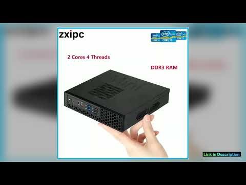 ZXIPC Small Desktop Computer Mini PC Intel Core i3 i5 i7 Dual Core Mini PC for Home Office