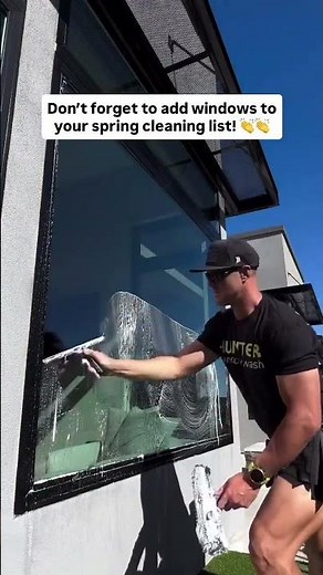 Beautiful weather to clean some beautiful windows! ☀️