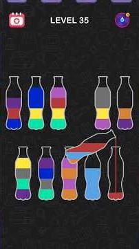 Water sort puzzle level 35 🎮 | Gaminghub0784 | Water sort puzzle game solving skills