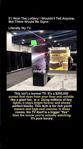 The Most Expensive TV You'll Ever See #luxury #wealth #shorts