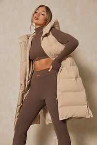 Watch womens long down vest on Amazon Live