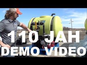 110 JAH Hydroseeder Demo
