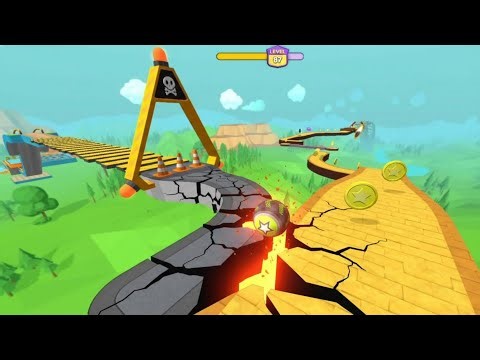 Going Balls fast speed of ball in run with android ios walkthrough gameplay