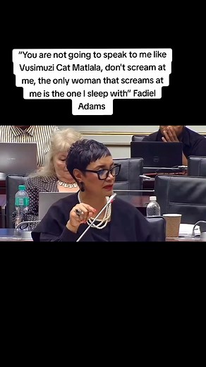 “I'm trying to get to my point honorable James, you speak for 5 minutes you want me to respond in 5 seconds can the math math please” NCC President Fadiel Adams “honorable Adams you're not gonna eat into my time. I'm really being very patient with you” ActionSA MP Dereleen James “You are not going to speak to me like Vusimuzi Cat Matlala, don't scream at me, the only woman that screams at me is the one I sleep with” Fadiel Adams #newslivesa #news #newsstories #southafrica