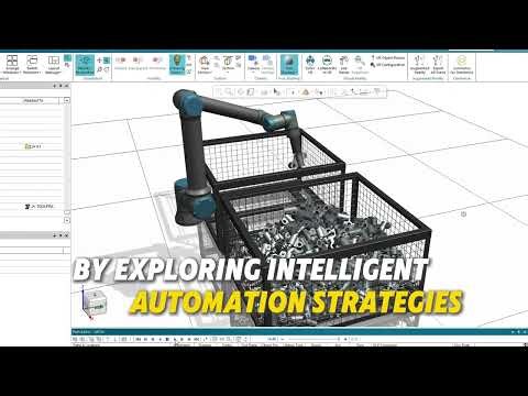 🚀 Unleash the Potential with Siemens Process Simulate and Universal Robots at Bin Picking 🤖✨