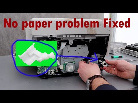 no paper on brother DCP-7055 multifunction printer ||,How to Solve 'No Paper Fed' DCP-7055 Printer,