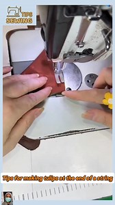 Tips for making tulips at the end of a string #tips #tipsandtricks #sewing #sewinghacks #tipsandtrick | Sewing Tips