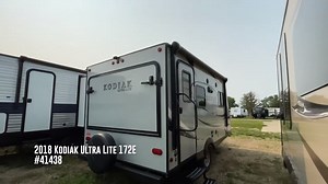Get camp ready and unplug in the 2018 Dutchmen Kodiak Ultra-Lite 172E. Rest easy in this Travel Trailer which comfortably sleeps 8. It features a stove with 3 oven burners, Mid-Size refrigerator, and more. Ready to come see it for yourself? For pricing and more information, give Greg a call at (616) 213-0966. You can also reach out to greg@terrytownrv.com or visit us online. https://bit.ly/3DaVoyO | TerryTown RV Superstore | Facebook