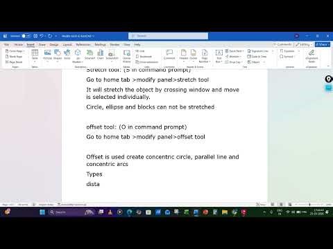 AutoCAD 2027 - Modify tools