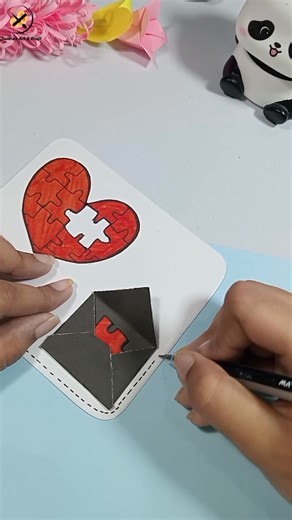 12K views · 88 reactions | Gift card idea  . . . . #reels #juairiasartandcraft #easycraft #crafttutorial #valentinedaygift | Juairia's Art & Craft | Facebook