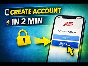 How To Open an Account on ADP Mobile Solutions App | ADP MOBILE SOLUTIONS
