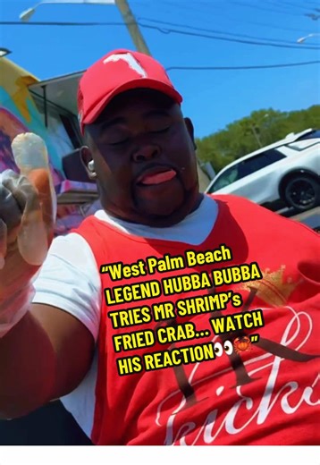 Hubba Bubba Tries Mr. Shrimp's Fried Crab in West Palm Beach