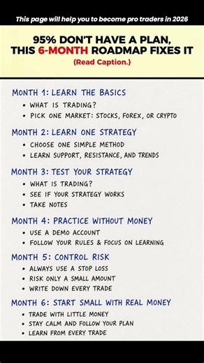 95% Don’t Have a Plan — This 6-Month Roadmap Fixes It