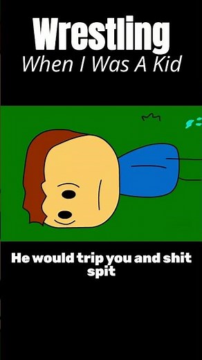 Wrestling when I was a Kid #wwe #wrestling #brewstew #animation #funny #comedy