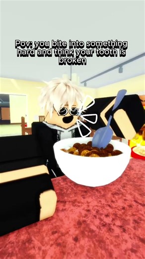 Well, that tickles like crazy ! #robloxanimation #food #realtable #funny